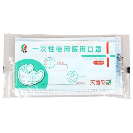 泰恩康 一次性医用口罩